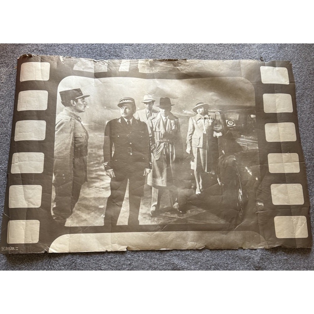 Vintage 1972 Casablanca Studio One Movie Poster